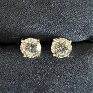 Elegant Sterling Silver Stud Earrings